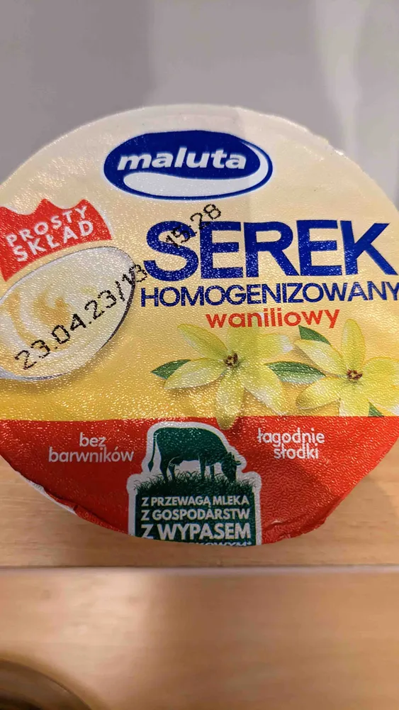 Serek homogenizowany waniliowy