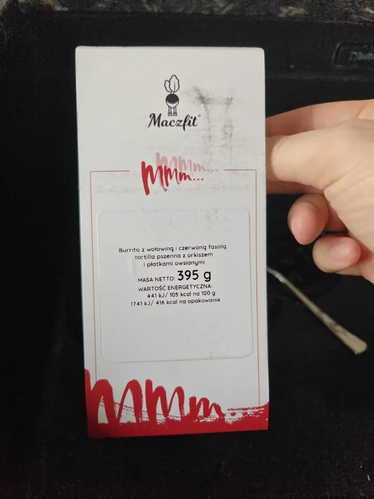 Burrito Z Wołowiną I Czerwoną Fasolą Tortilla Pszenna Z Orkiszem I Płatkami Owsi