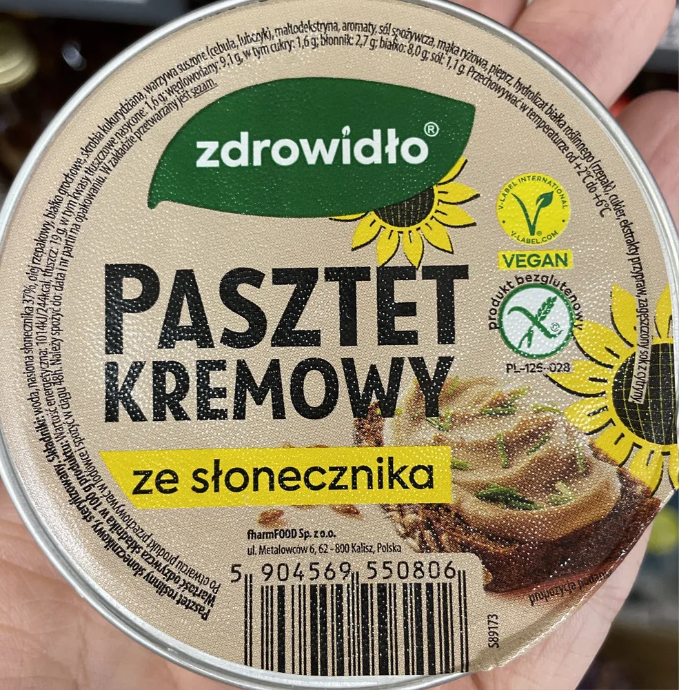 Pasztet kremowy ze słonecznika