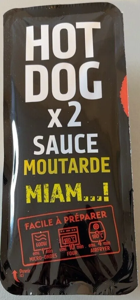 Hot dog sauce moutarde