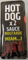 Hot dog sauce moutarde