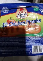 10 chicken franks