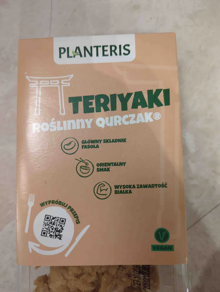 Teriyaki roślinny qurczak