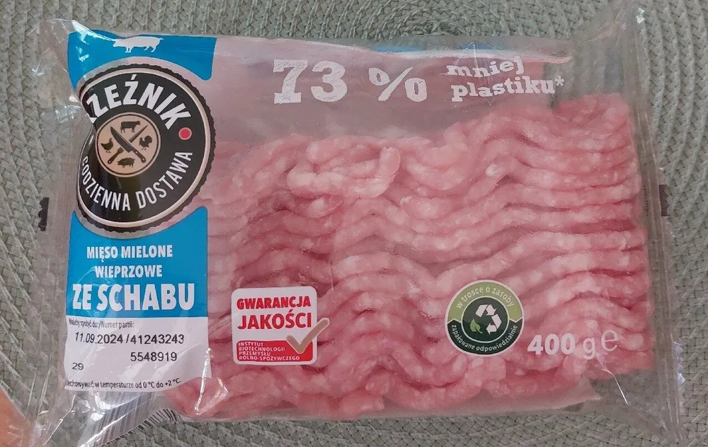 Mięso Mielone Wieprzowe Ze Schabu