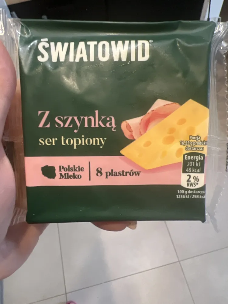 Ser topiony z szynką