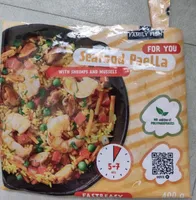 Seafood paella
