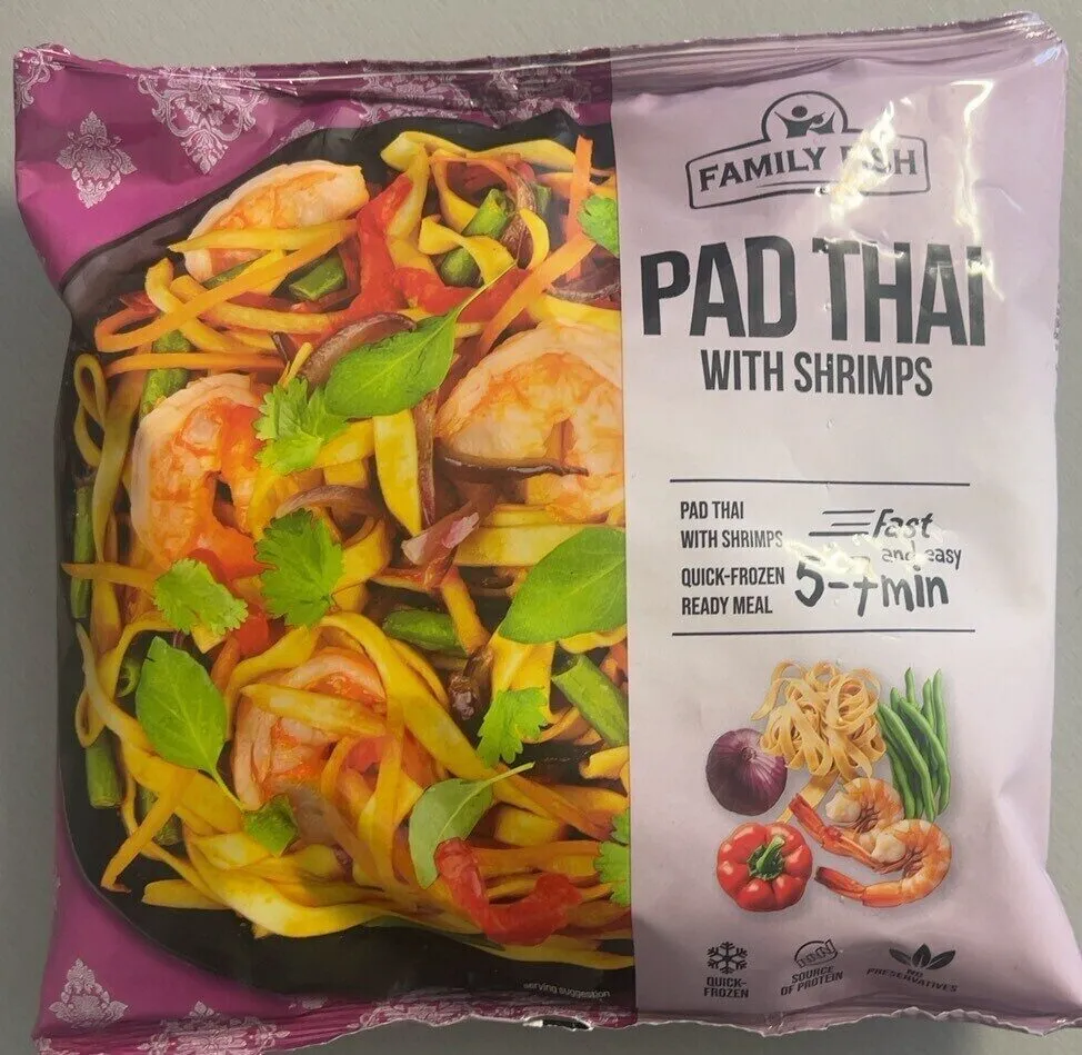 Pad thai aux crevettes
