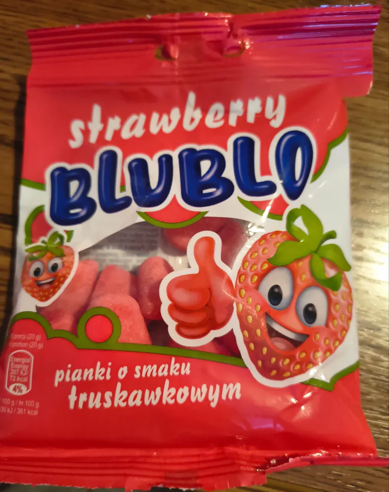 strawberry pianki o smaku truskawkowym