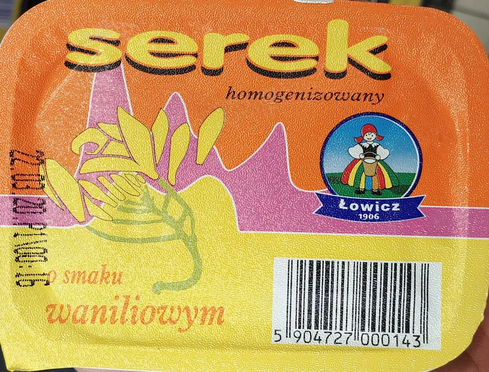 Serek homogenizowany o smaku waniliowym