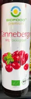 Sirop Biologique De Canneberge