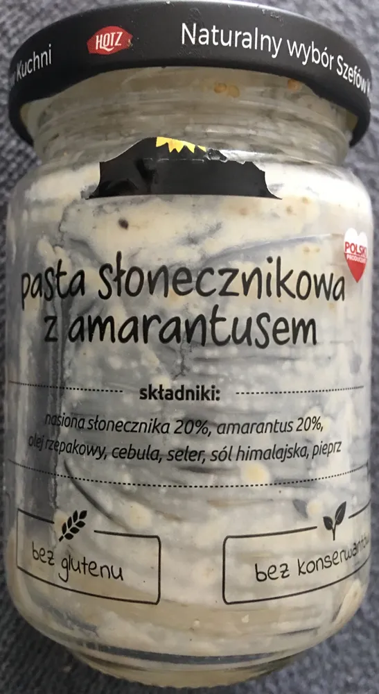 Pasta słonecznikowa z amarantusem