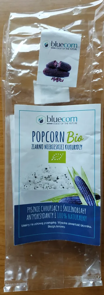 Popcorn Bio Ziarno niebieskiej kukurydzy