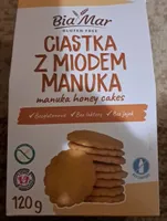Ciastka z miodem manuka