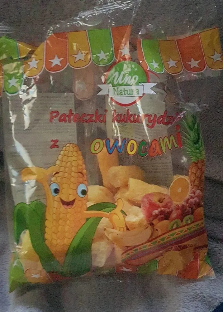Paleczki kukurydziane z owocami