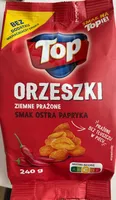 Orzeszki ziemne prażone smak ostra papryka