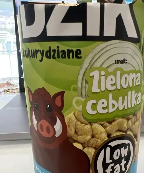 Wafle kukurydzane zielona cebula