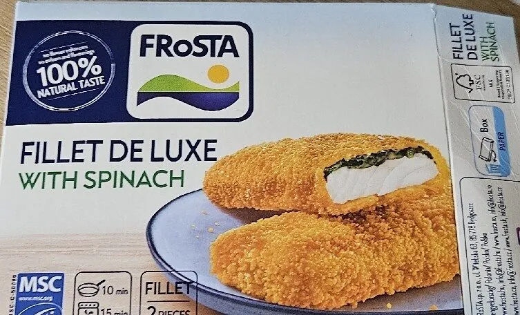 Fillet De Lux with spinach