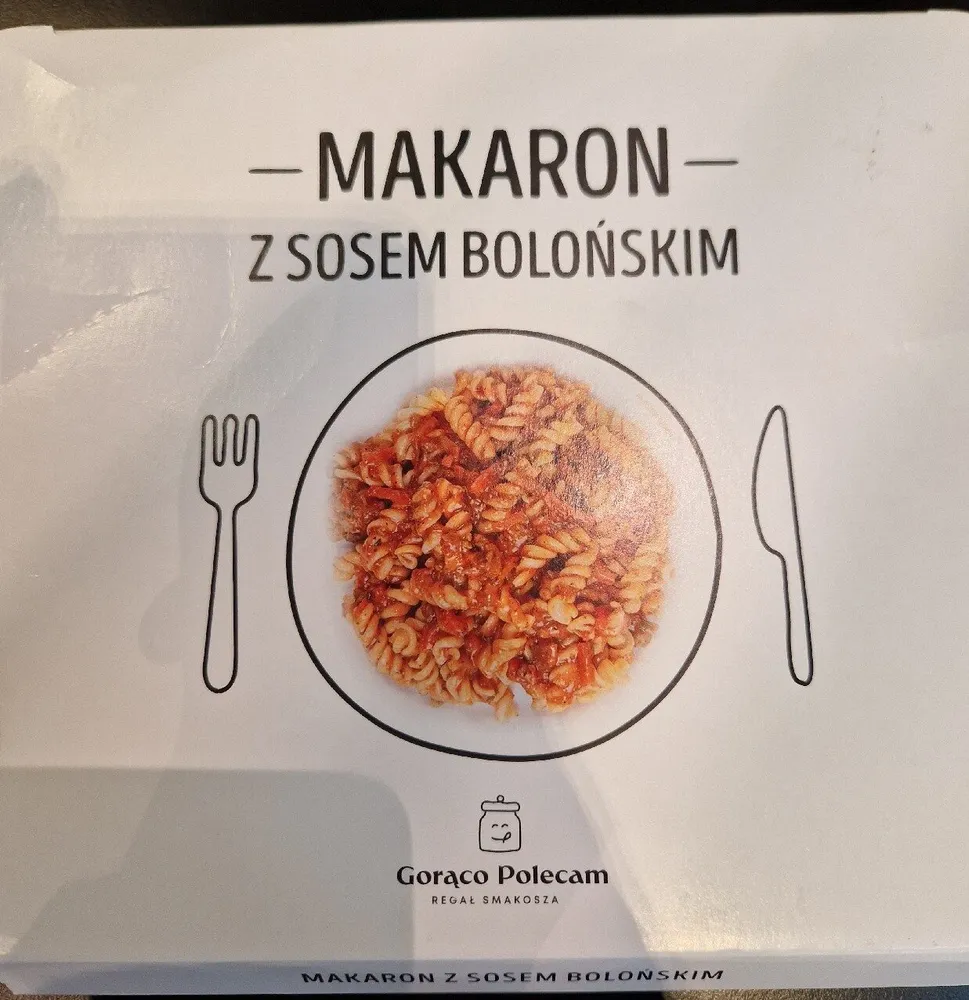 Makaron z sosem bolońskim