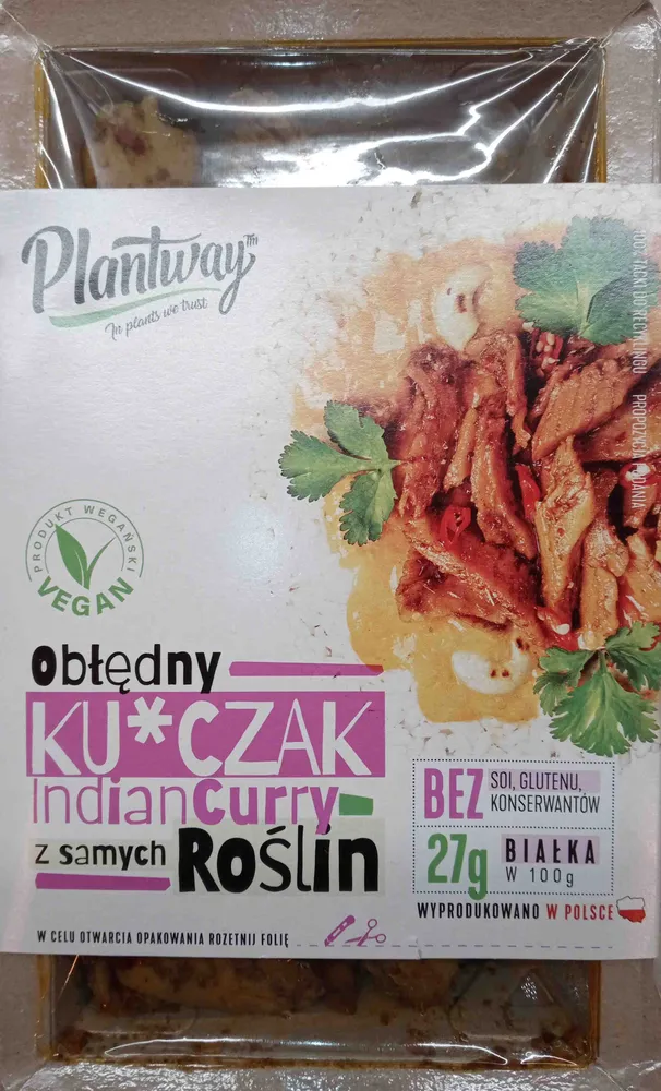 Obłędny Ku*czak Indian Curry z samych roślin