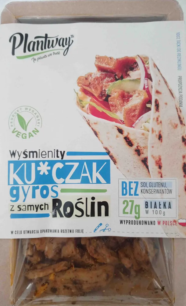 Kurczak gyros z samych roślin