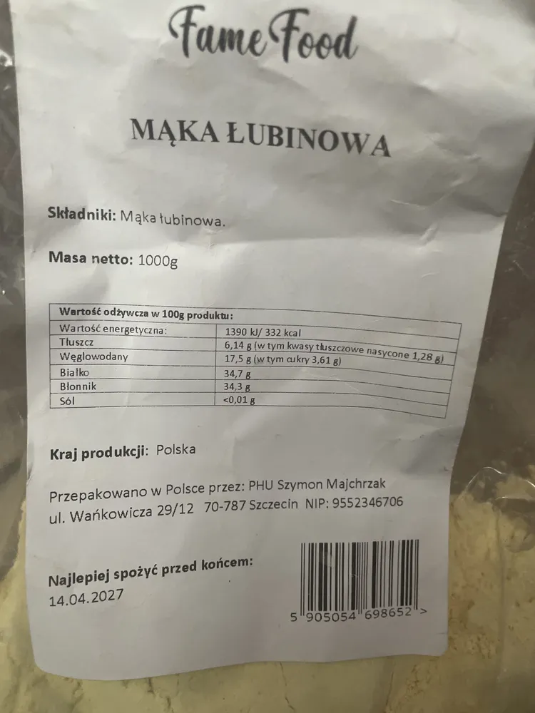 Mąka łubinowa