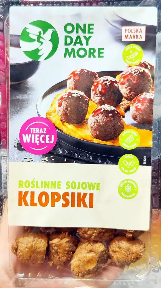 Roślinne sojowe klopsiki
