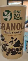 Granola black cookie
