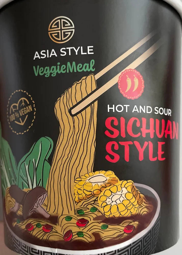 VeggieMeal hot and sour SICHUAN STYLE