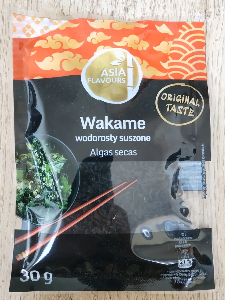 Dried wakame