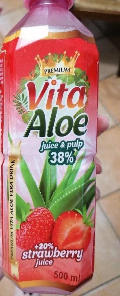 Aloe juice & pulp 38% +20% strawberry juice