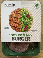 100% roślinny burger