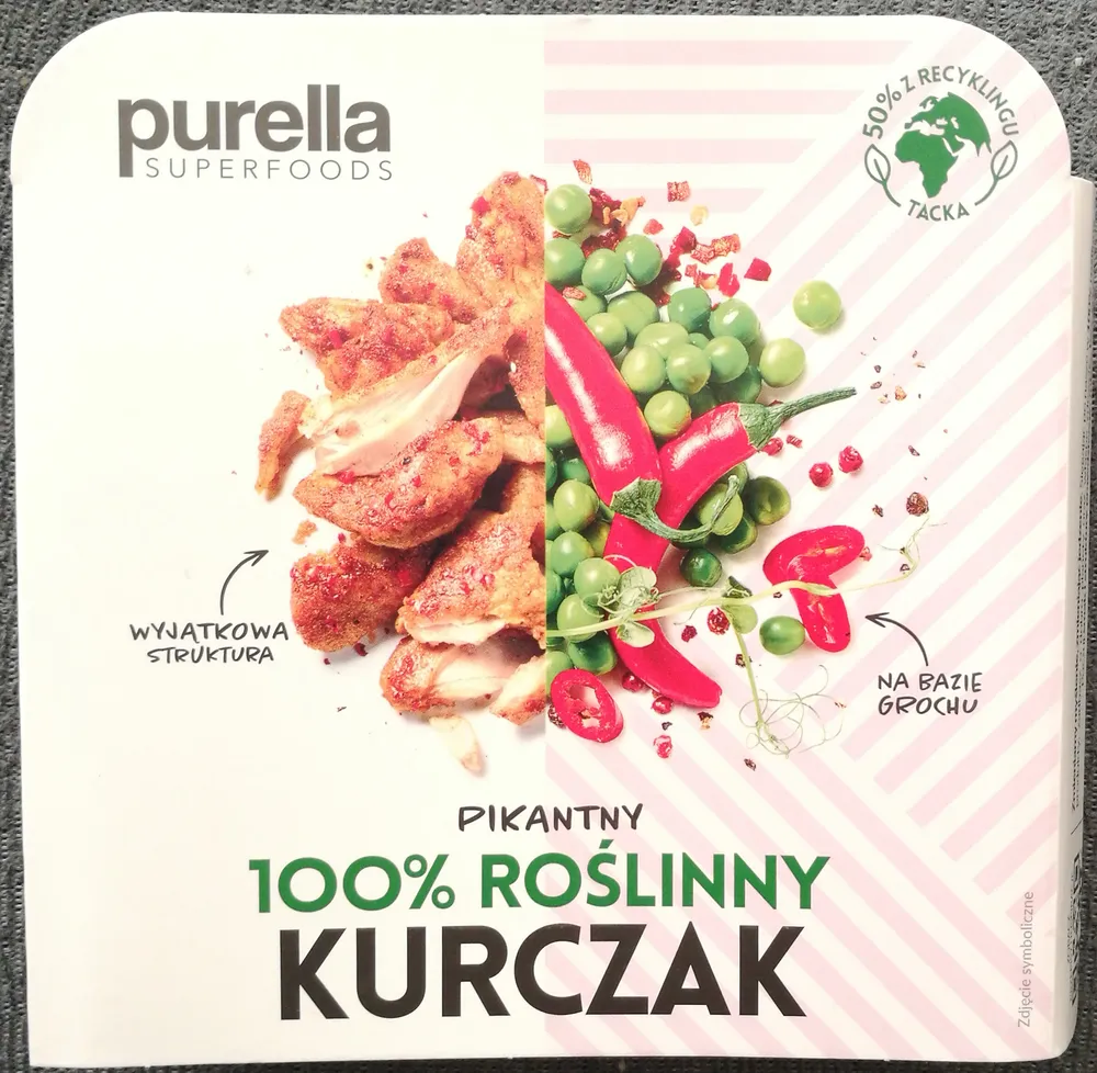 100% Roślinny kurczak pikantny