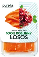 100% roślinny łosoś wędzony w plastrach