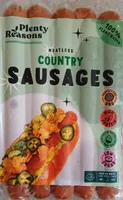 Meatless country sausages