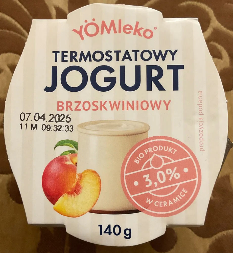 Jogurt brzoskwiniowy