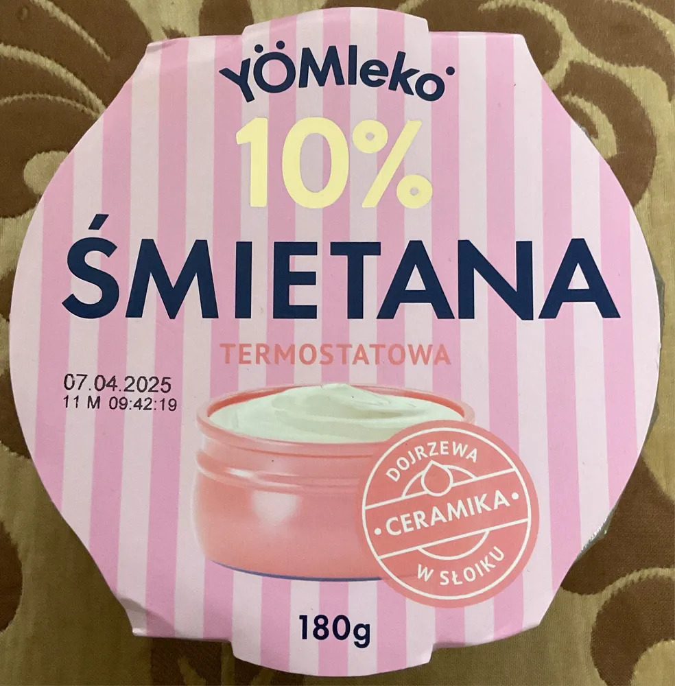 Śmietana termostatowa 10%