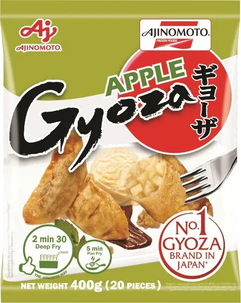 Apple gyoza
