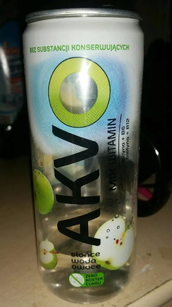 Akvo Boisson à l'eau et aux pommes et vitamine naturelle 315 ml