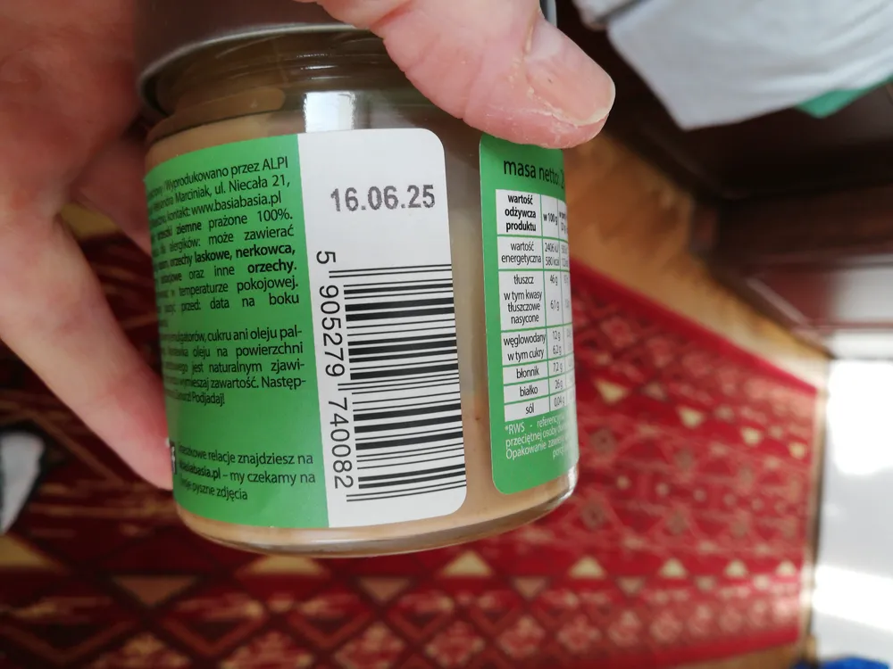 Krem orzechowy naturalny