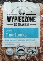 Pieczywo żytnio-pszenne z maślanką