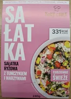 Sałatka ryżowa z tuńczykiem i warzywami