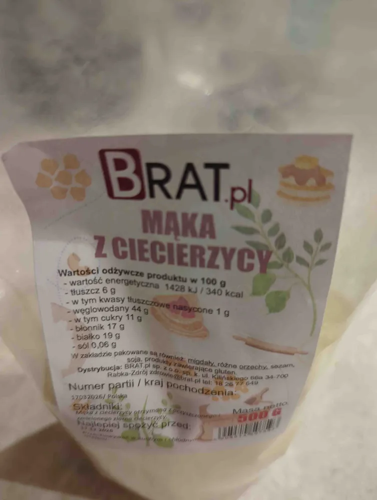 Mąka z ciecierzycy