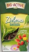 Zielona herbata z kawałkami opuncji