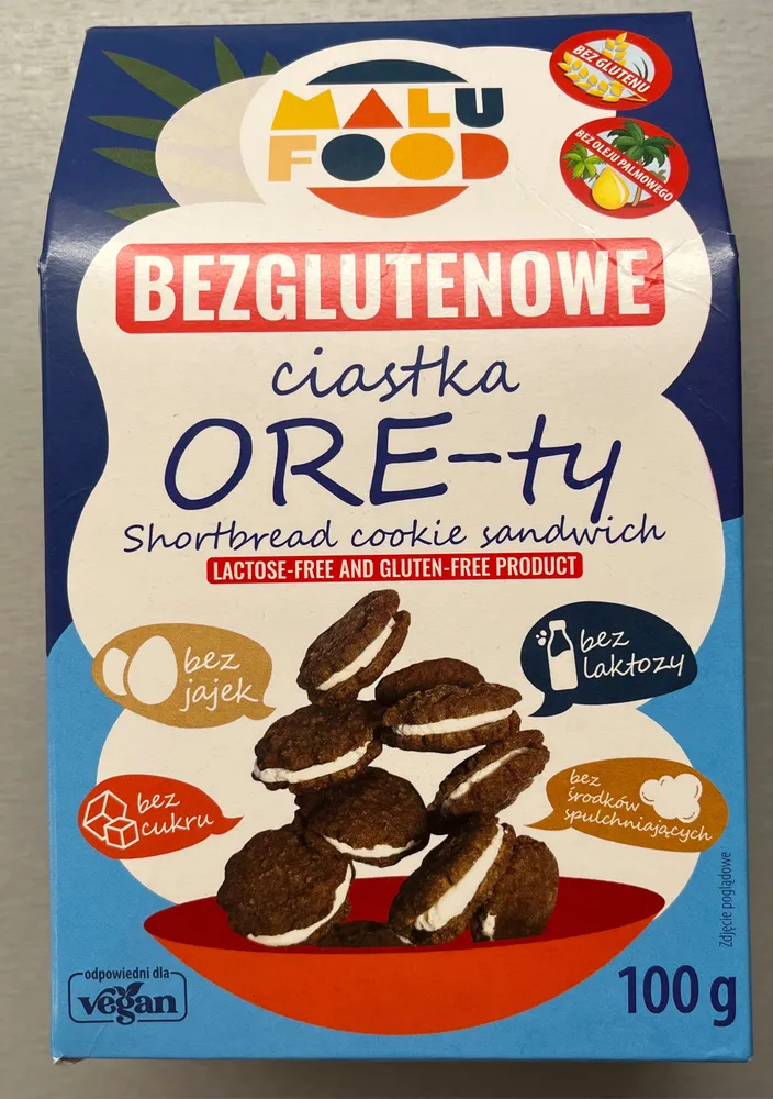Bezglutenowe ciastka ORE-ty