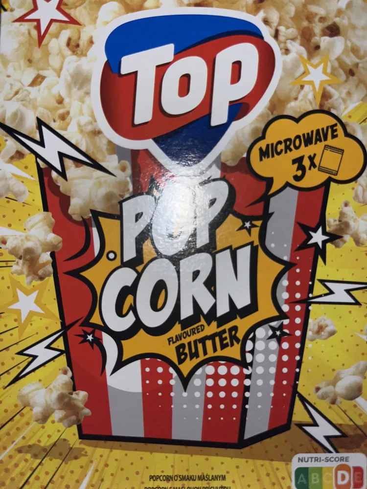 Popcorn o smaku maślanym