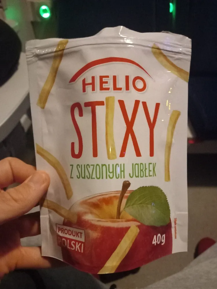 Sticksy Z Suszonych Jabłek