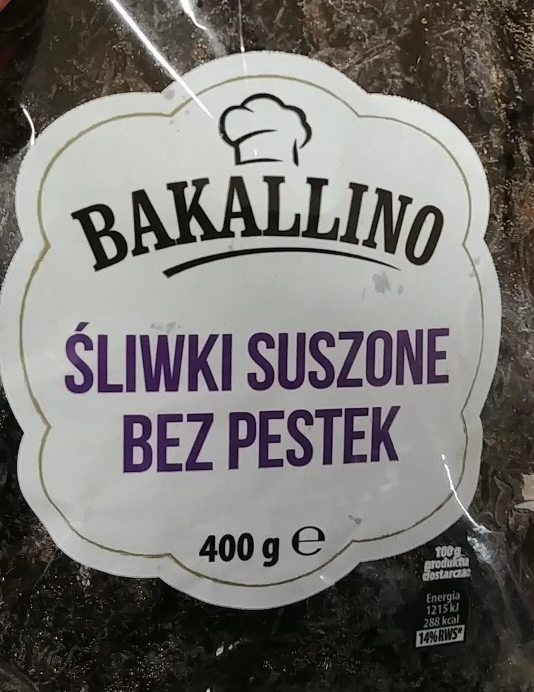 Śliwki suszone bez pestek