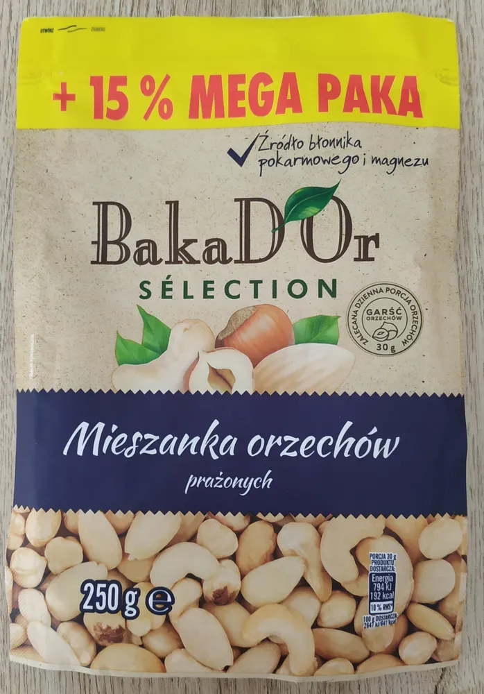 Mieszanka orzechów prażonych