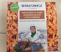 Fettuccine w sosie pomidorowym z kurczakiem