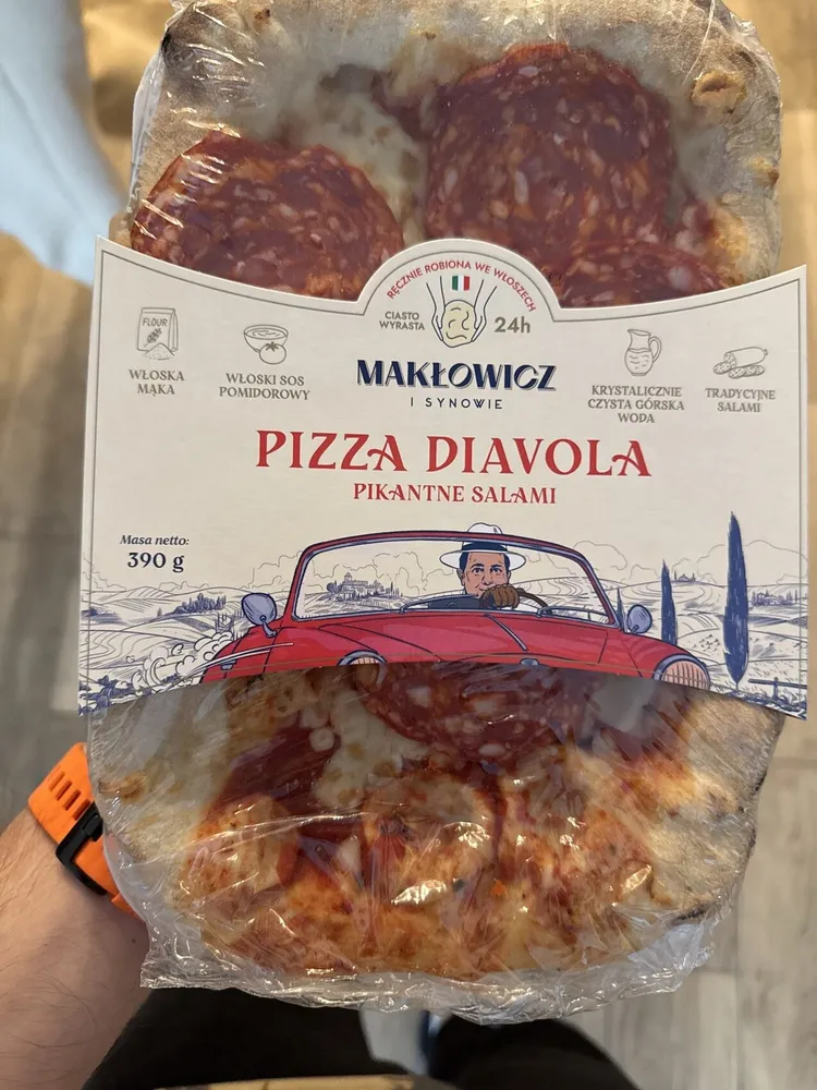 Pizza Diavola Pikantne Salami